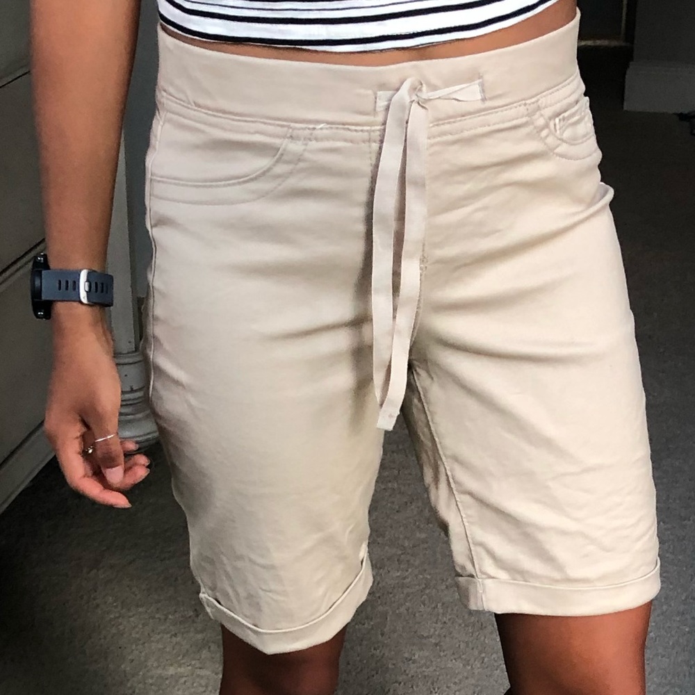 Mid-Rise KHAKI PANTS